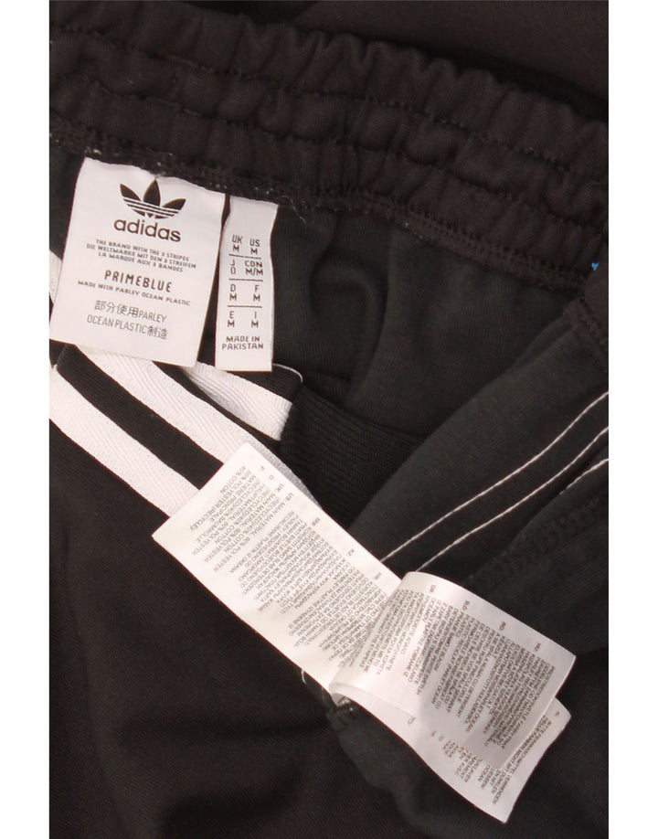 Adidas Mens Tracksuit Trousers Joggers Medium Black Polyester