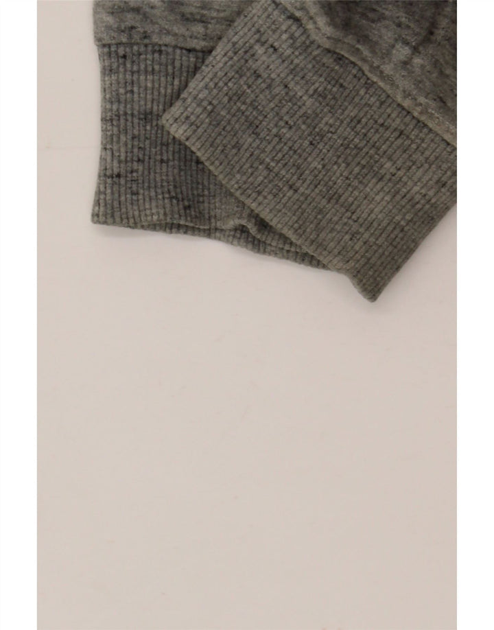 CALVIN KLEIN JEANS Mens Graphic Sweatshirt Jumper Small Grey Flecked