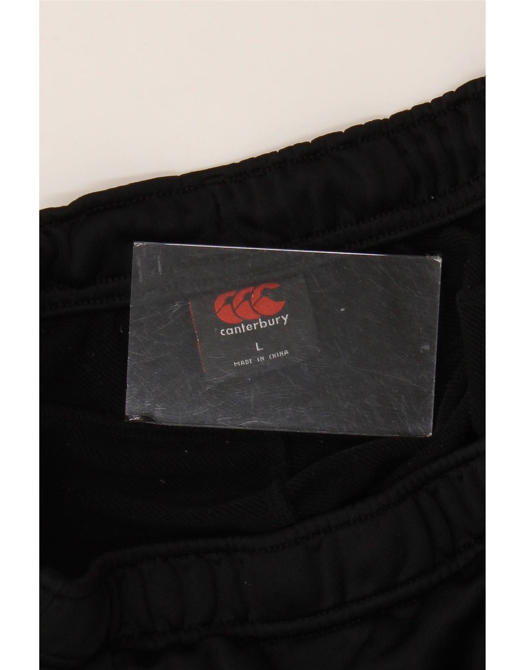 CANTERBURY Mens Tracksuit Trousers Large  Black Colourblock