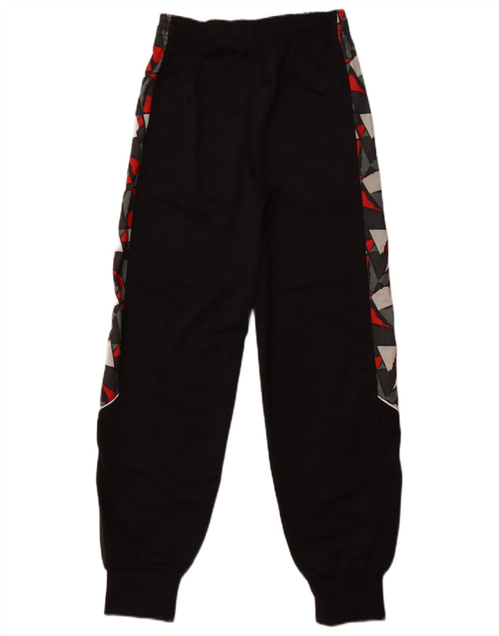 PUMA Boys Tracksuit Trousers Joggers 14-15 Years Large  Black Geometric