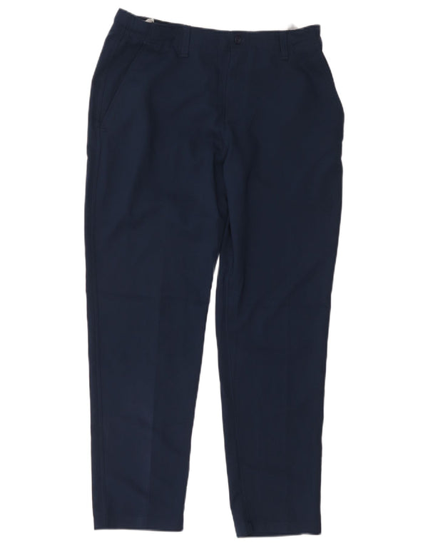 Under Armour Boys Slim Suit Trousers 13-14 Years W32 L26 Navy Blue