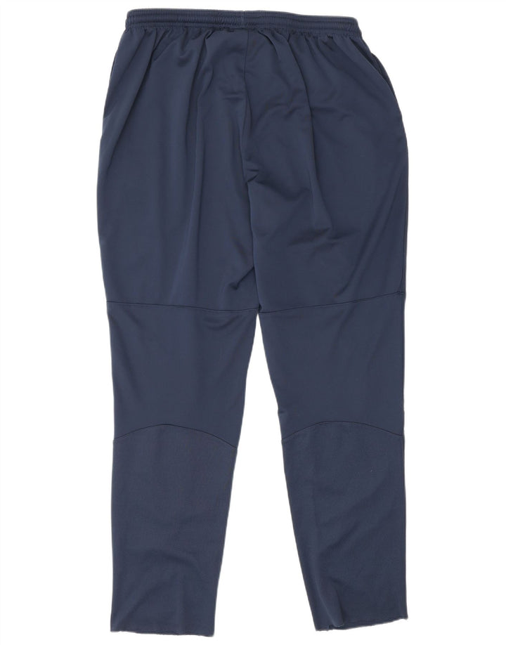 Nike Mens Dri Fit Tracksuit Trousers XL  Navy Blue Polyester