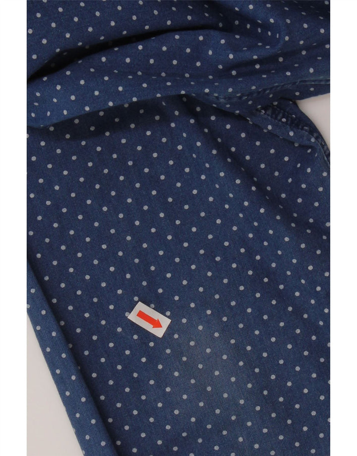 Levi's Mens Shirt Large Blue Spotted Cotton