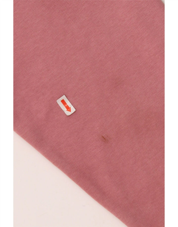 PUMA Womens Graphic Sweatshirt Jumper UK 14 Medium Pink Cotton