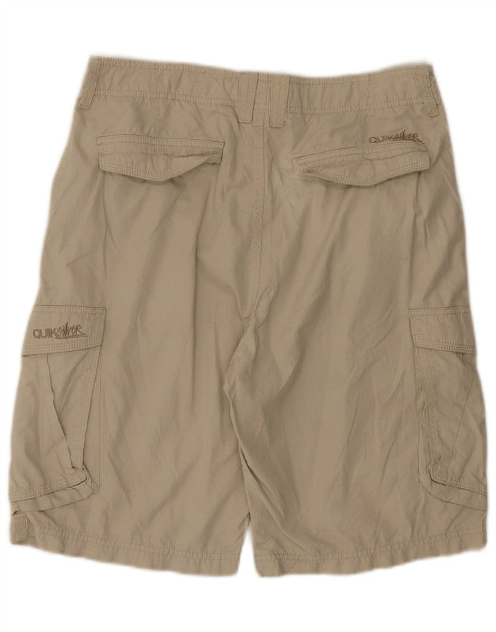 Quiksilver Mens Cargo Shorts W32 Medium  Beige