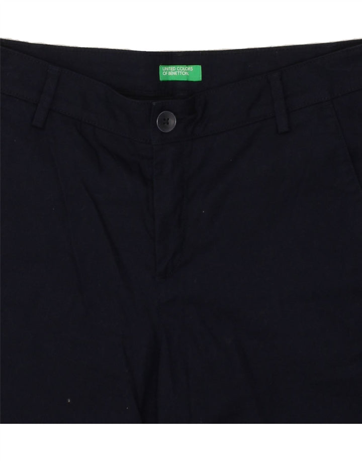BENETTON Womens Chino Shorts W30 Medium Navy Blue Vintage Benetton and Second-Hand Benetton from Messina Hembry 