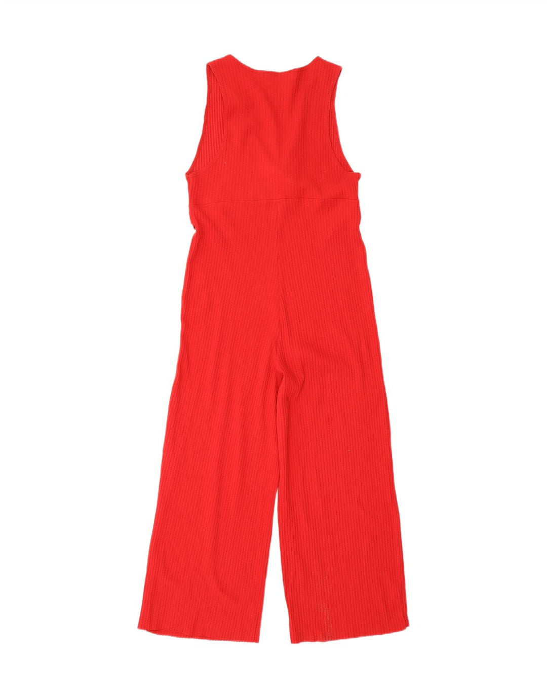 ZARA Womens Sleeveless Jumpsuit UK 12 Medium Red Vintage Zara and Second-Hand Zara from Messina Hembry 