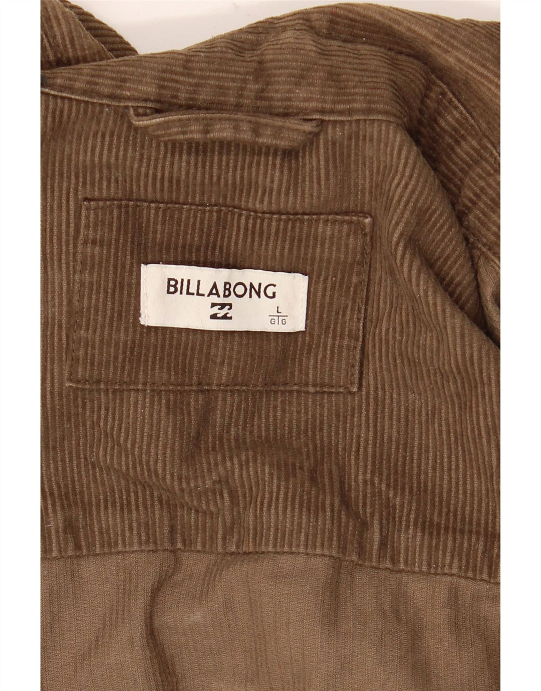 Billabong Mens Corduroy Jacket UK 40 Large Brown