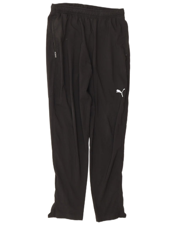 PUMA Mens Tracksuit Trousers Medium Black Polyester