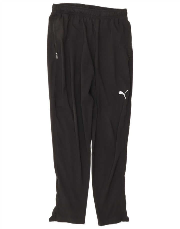 PUMA Mens Tracksuit Trousers Medium Black Polyester
