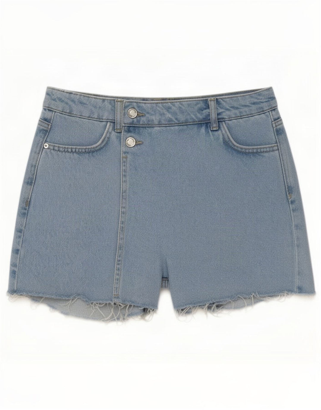 Zara Womens Denim Shorts Small W26 Blue