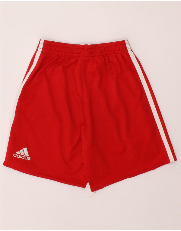 ADIDAS Boys Liverpool Sport Shorts 5-6 Years  Red Polyester