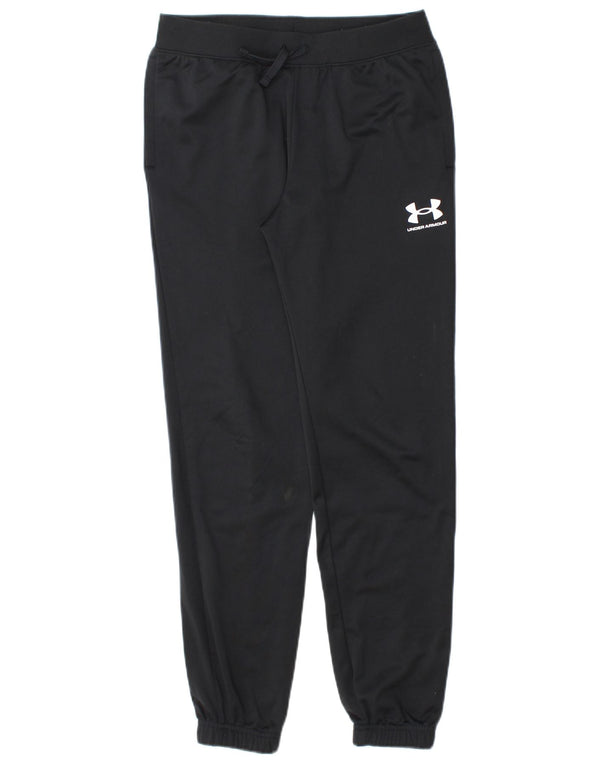 Under Armour Boys Tracksuit Trousers Joggers 11-12 Years Large Black