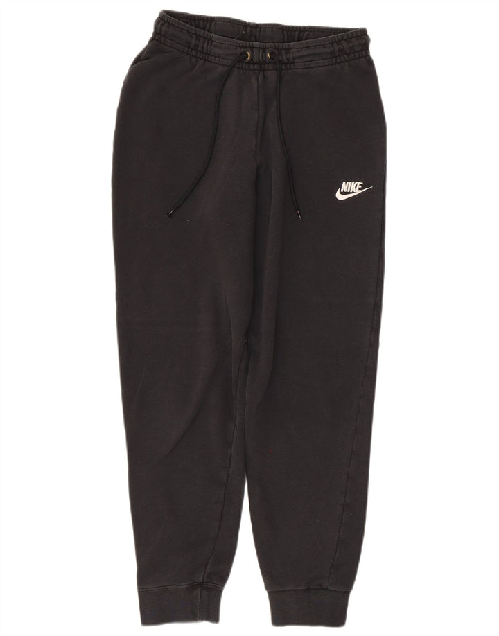 Nike Mens Crop Tracksuit Trousers Joggers Small  Black Cotton