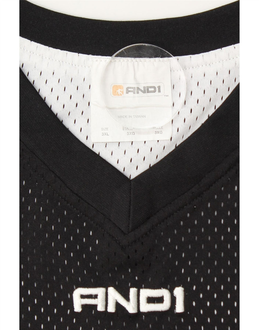 And1 Mens Graphic Vest Top 3XL Black Polyester