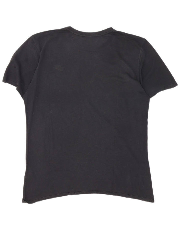 Nike Mens T-Shirt Top Large Black Cotton
