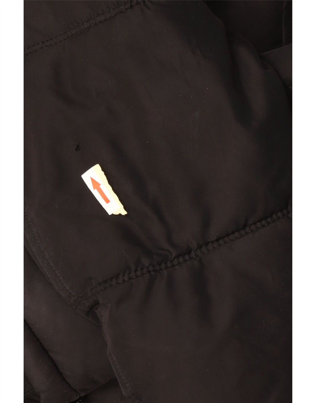 Zara Mens Hooded Padded Coat UK 36 Small Black Polyester