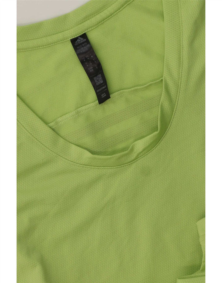 Adidas Mens Aeroready Graphic Vest Top Medium Green