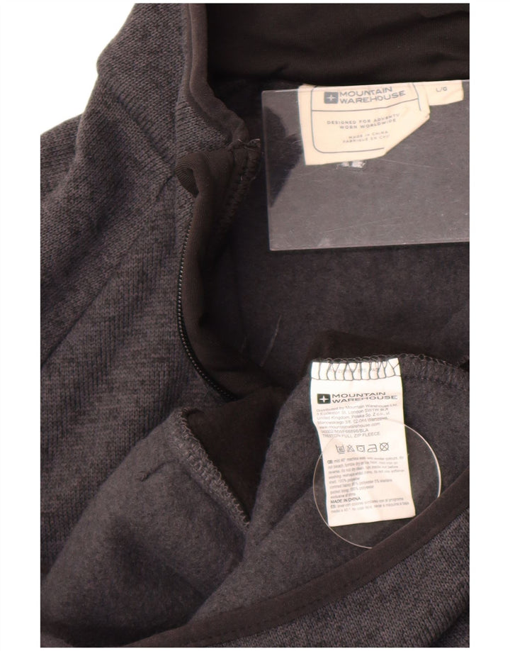 Mountain Warehouse Mens Tracksuit Top Jacket Large Grey Colourblock
