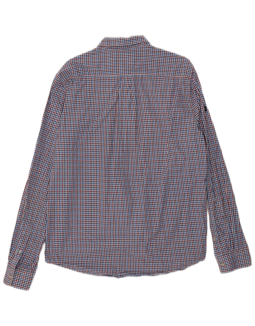 Superdry Mens Regular Fit Shirt XL Blue Gingham Cotton