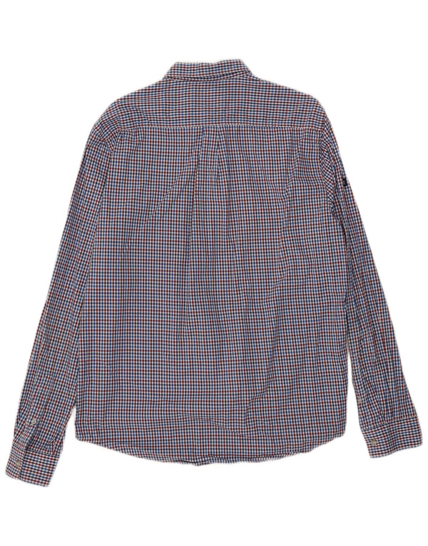 Superdry Mens Regular Fit Shirt XL Blue Gingham Cotton