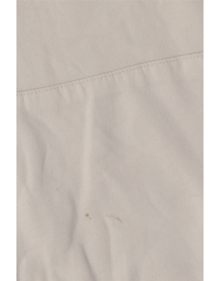 Nike Mens Graphic Hoodie Jumper Medium White Cotton