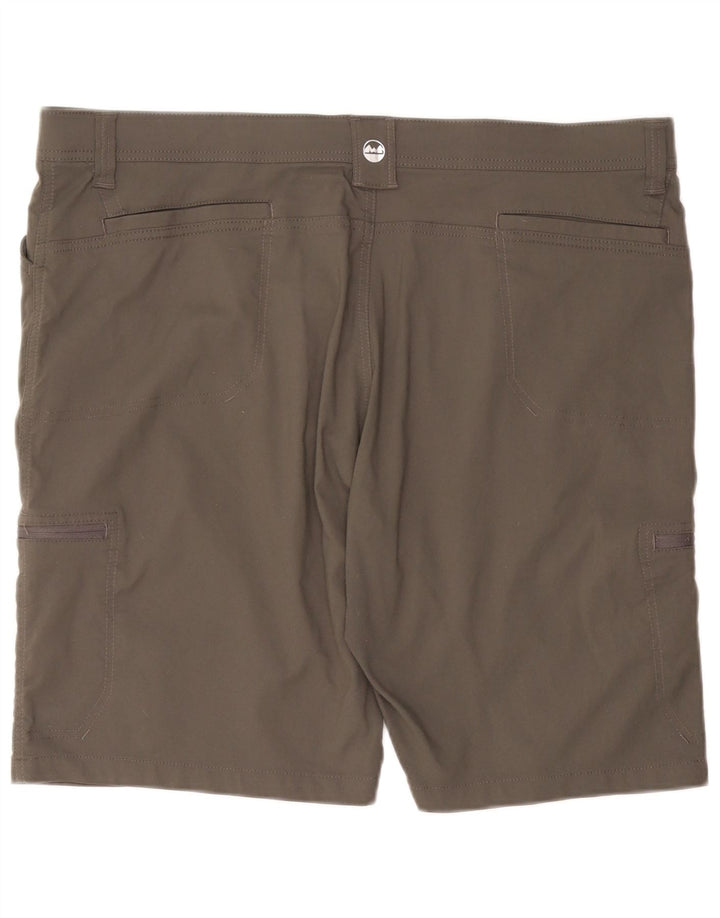 WRANGLER Mens Cargo Shorts W42 2XL  Khaki Nylon