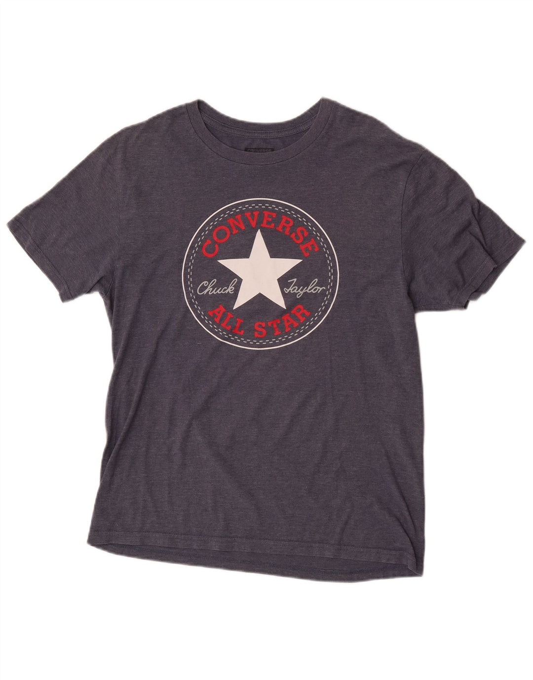 Converse Mens Graphic T-Shirt Top Small Navy Blue