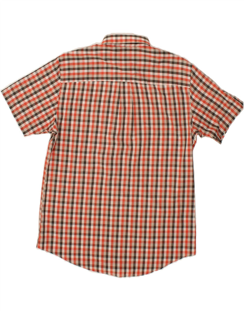 VAN HEUSEN Mens Classic Fit Shirt Size  16 1/2 Large Multicoloured Gingham Vintage Van Heusen and Second-Hand Van Heusen from Messina Hembry 