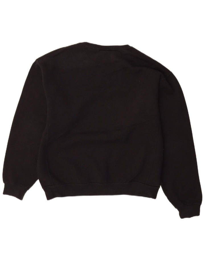 RUSSELL ATHLETIC Mens Graphic Sweatshirt Jumper Large Black Cotton