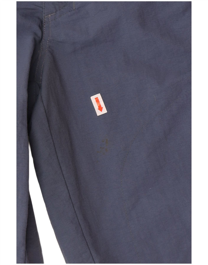 Adidas Boys Cargo Shorts 13-14 Years W30 Blue Colourblock Polyamide