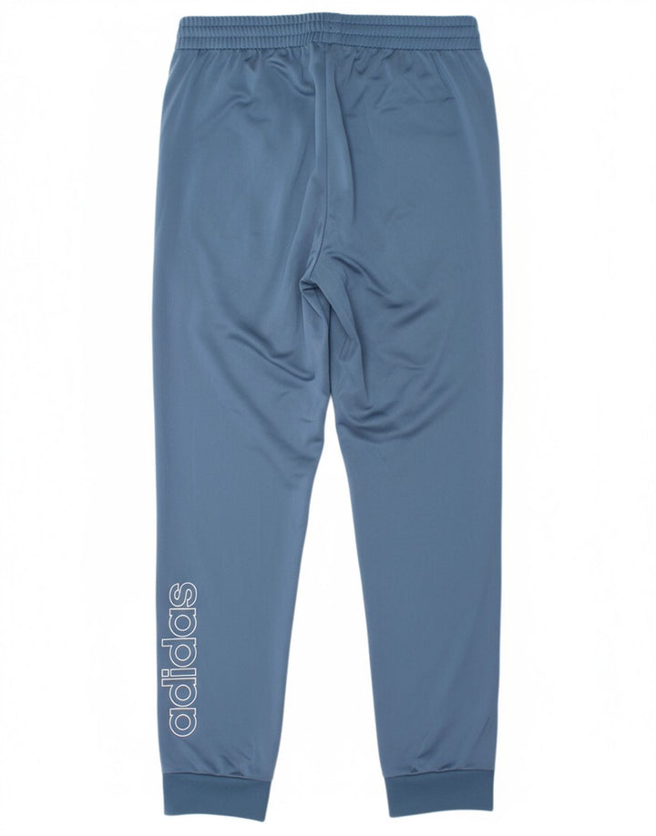 ADIDAS Mens Graphic Tracksuit Trousers Joggers Medium  Blue Polyester