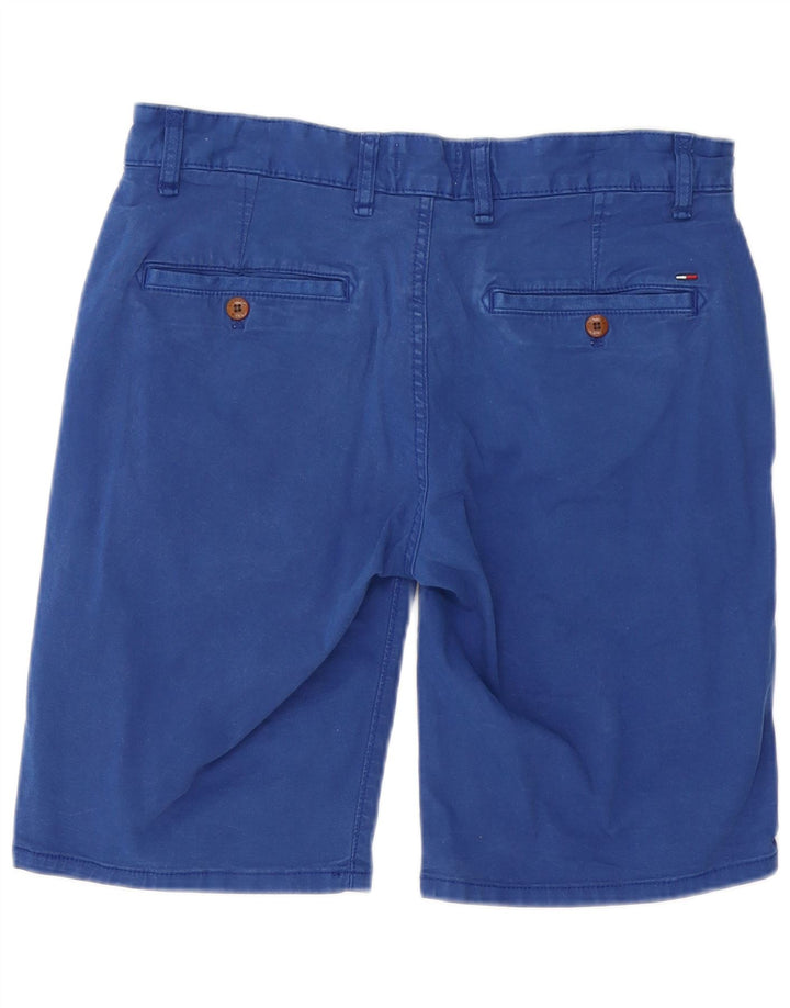 Tommy Hilfiger Mens Chino Shorts W31 Medium Blue Cotton