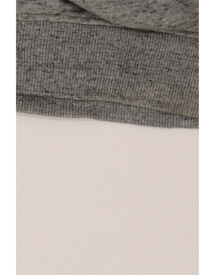 CALVIN KLEIN JEANS Mens Graphic Sweatshirt Jumper Small Grey Flecked