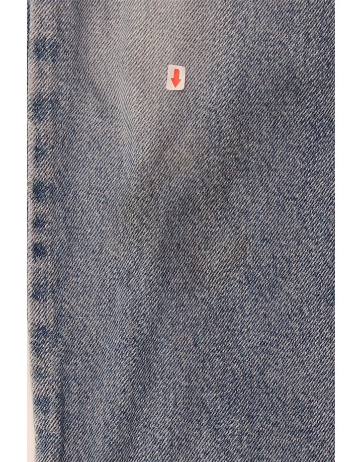 Lee Mens Straight Jeans W36 L34 Blue Cotton
