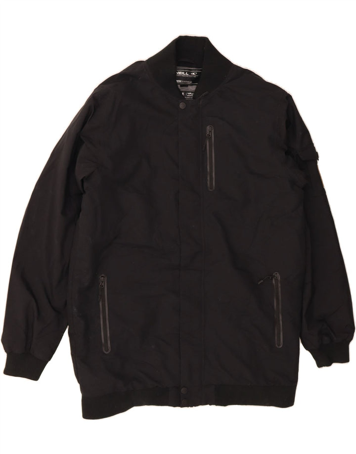O'NEILL Mens Windbreaker Jacket UK 40 Large Black Polyester Vintage O'Neill and Second-Hand O'Neill from Messina Hembry 