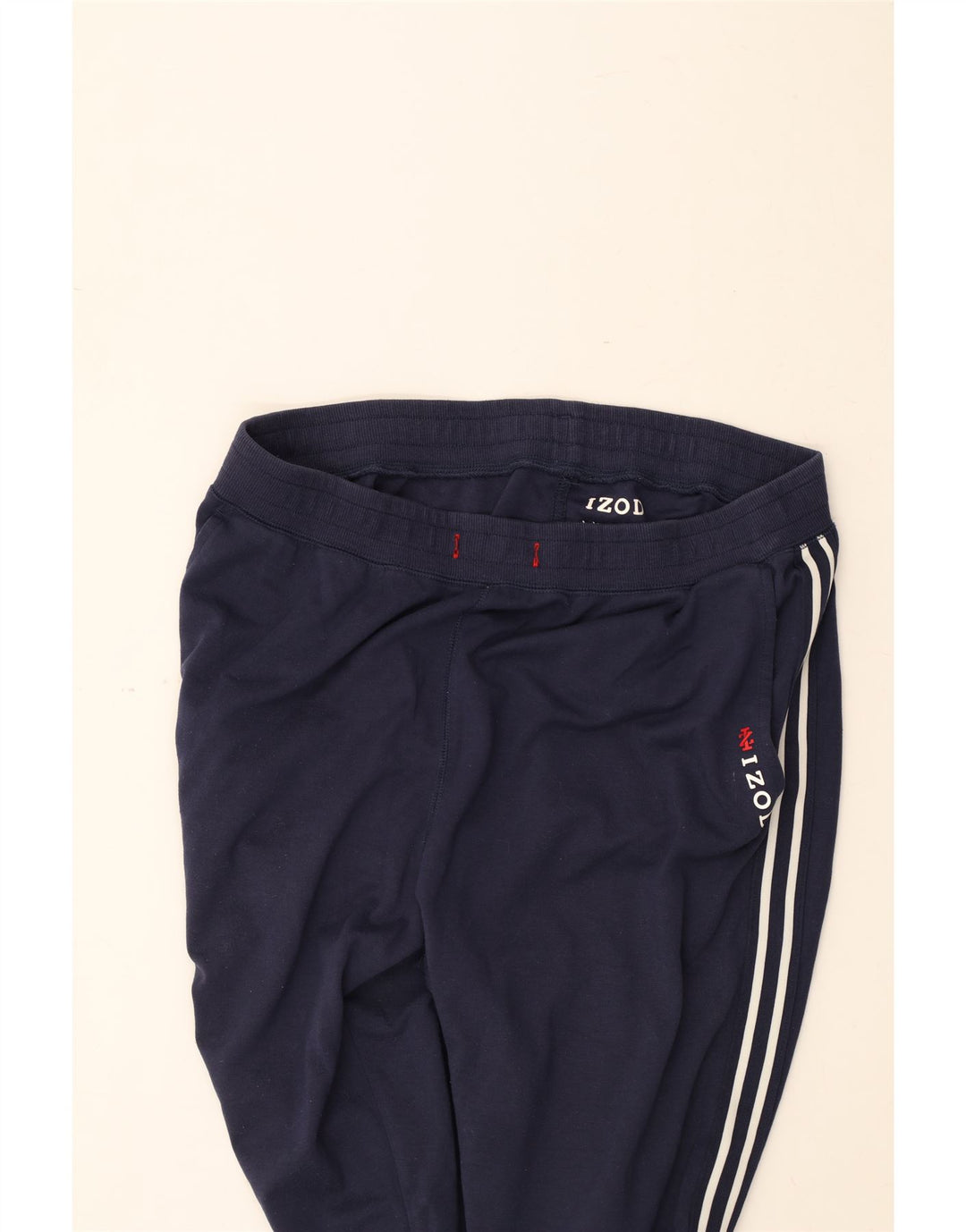 IZOD Mens Tracksuit Trousers Joggers XL Navy Blue Polyester Vintage Izod and Second-Hand Izod from Messina Hembry 