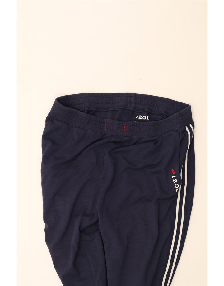 IZOD Mens Tracksuit Trousers Joggers XL Navy Blue Polyester Vintage Izod and Second-Hand Izod from Messina Hembry 