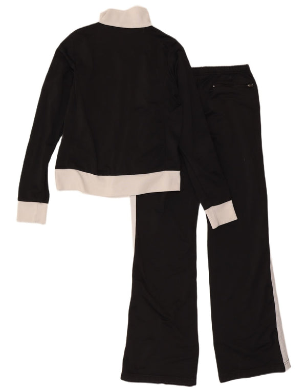 Nike Womens Full Tracksuit UK 8/10 Small Black Colourblock Polyester
