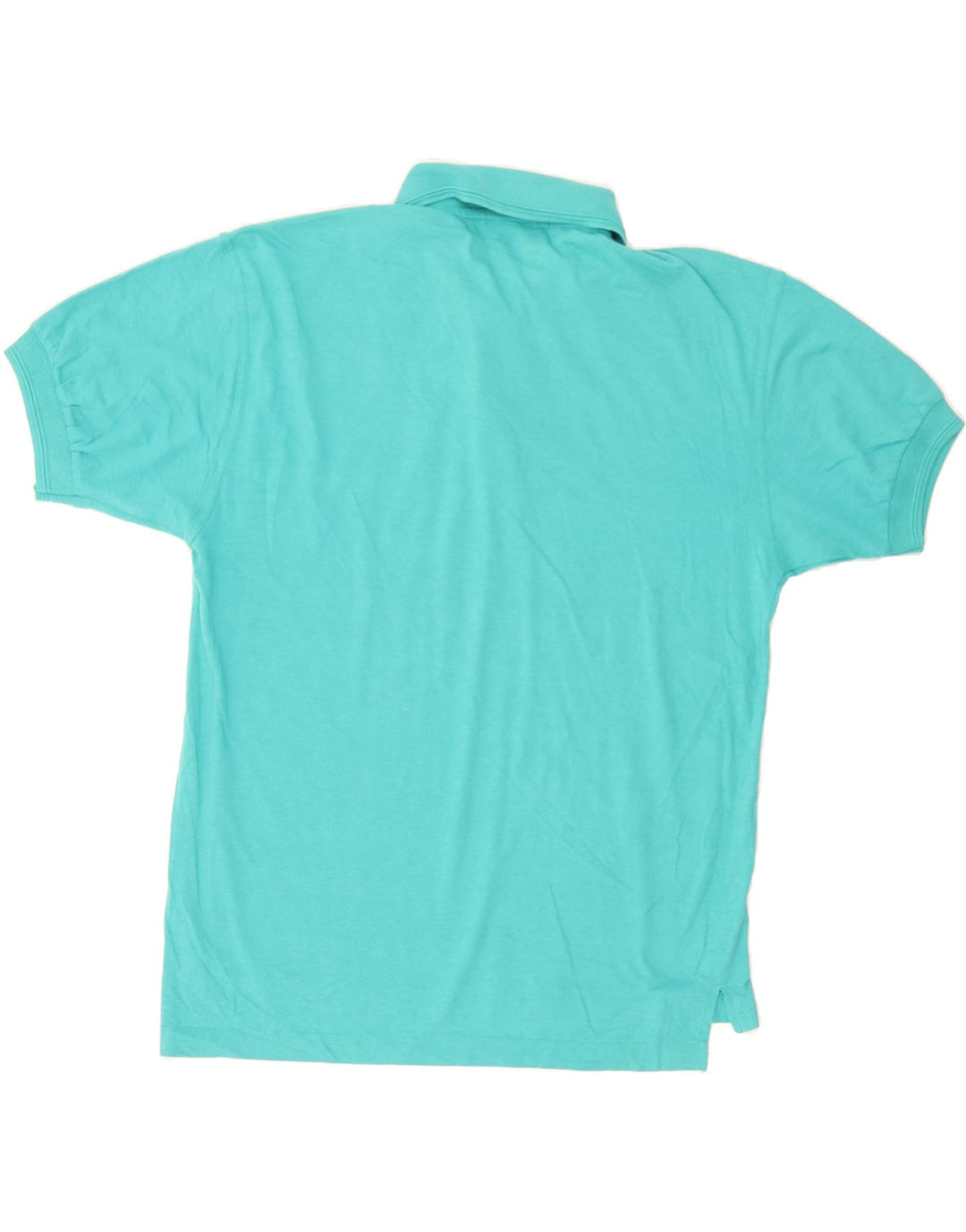 PUMA Mens Polo Shirt Medium Blue Cotton Vintage Puma and Second-Hand Puma from Messina Hembry 