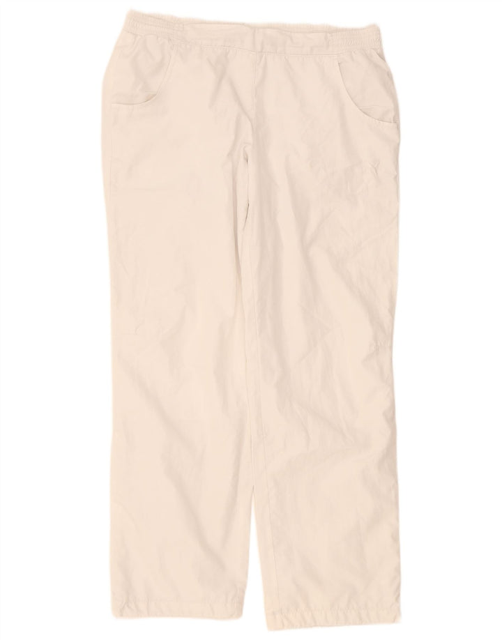 Puma Womens Tracksuit Trousers UK 16 Large White Polyester