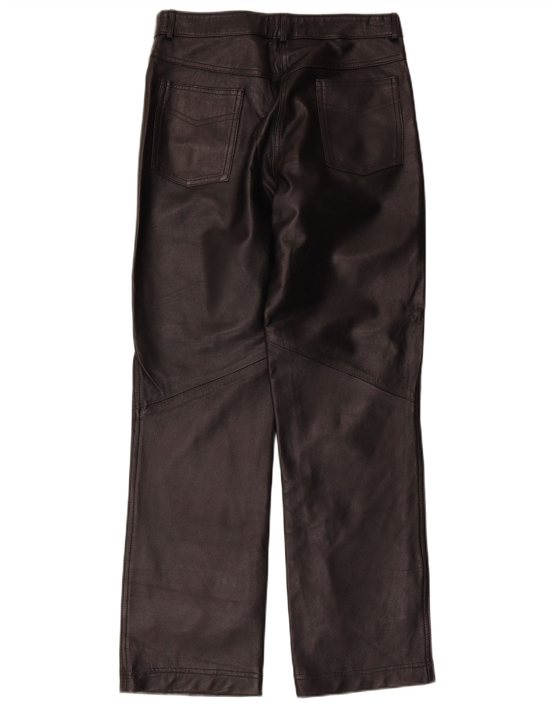 Conbipel Womens Leather Trousers IT 46 Large W30 L30 Black