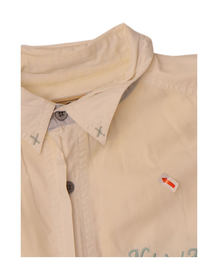 VINTAGE Mens Shirt Size 39/40 15 Medium White Cotton