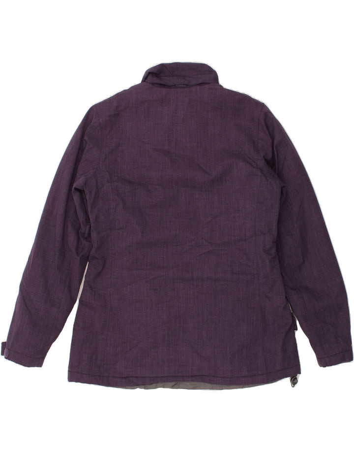 MOUNTAIN WAREHOUSE Womens Windbreaker Jacket UK 12 Medium Purple Polyester Vintage Mountain Warehouse and Second-Hand Mountain Warehouse from Messina Hembry 