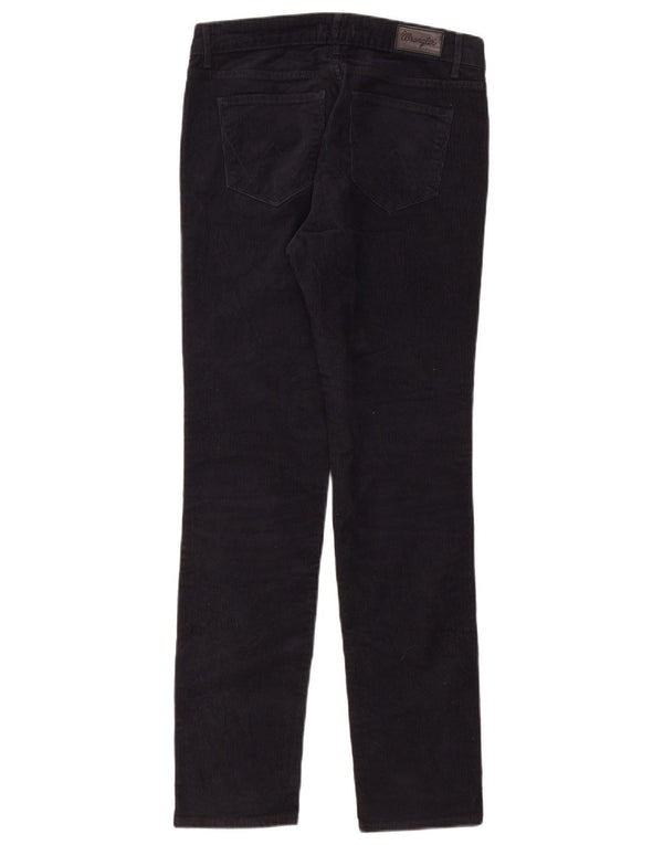 WRANGLER Mens Slim Corduroy Trousers W29 L30 Navy Blue Cotton