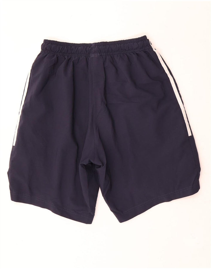 Adidas Mens Sport Shorts Small Navy Blue Polyester