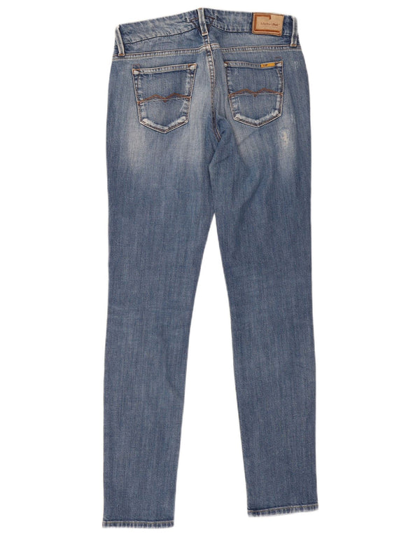 Meltin' Pot Womens Mika Skinny Jeans W28 L32 Blue Cotton