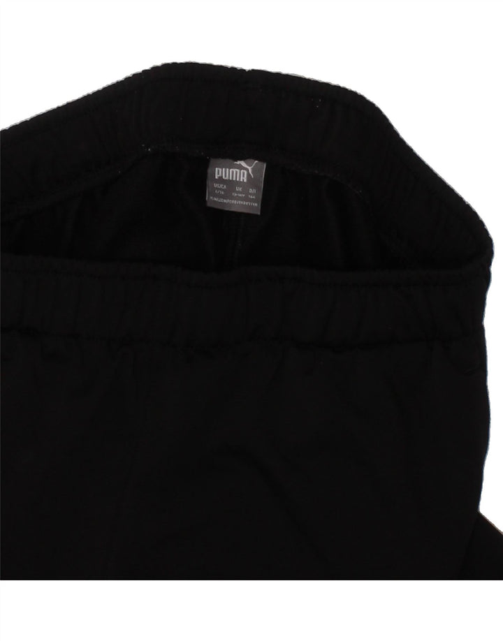 PUMA Boys Tracksuit Trousers 13-14 Years  XL Black Polyester Vintage Puma and Second-Hand Puma from Messina Hembry 