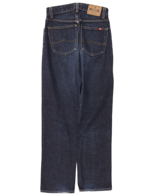 Mustang Mens Straight Jeans W28 L30 Navy Blue