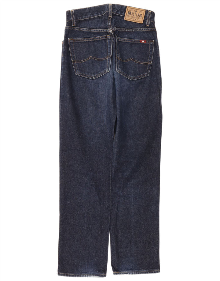 Mustang Mens Straight Jeans W28 L30 Navy Blue